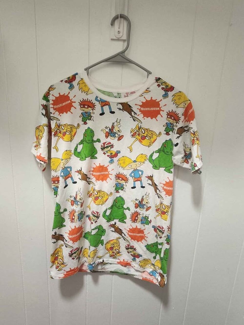 Nostalgic Nickelodeon Mens M Regular Crew Neck Graphic Tee Rugrats